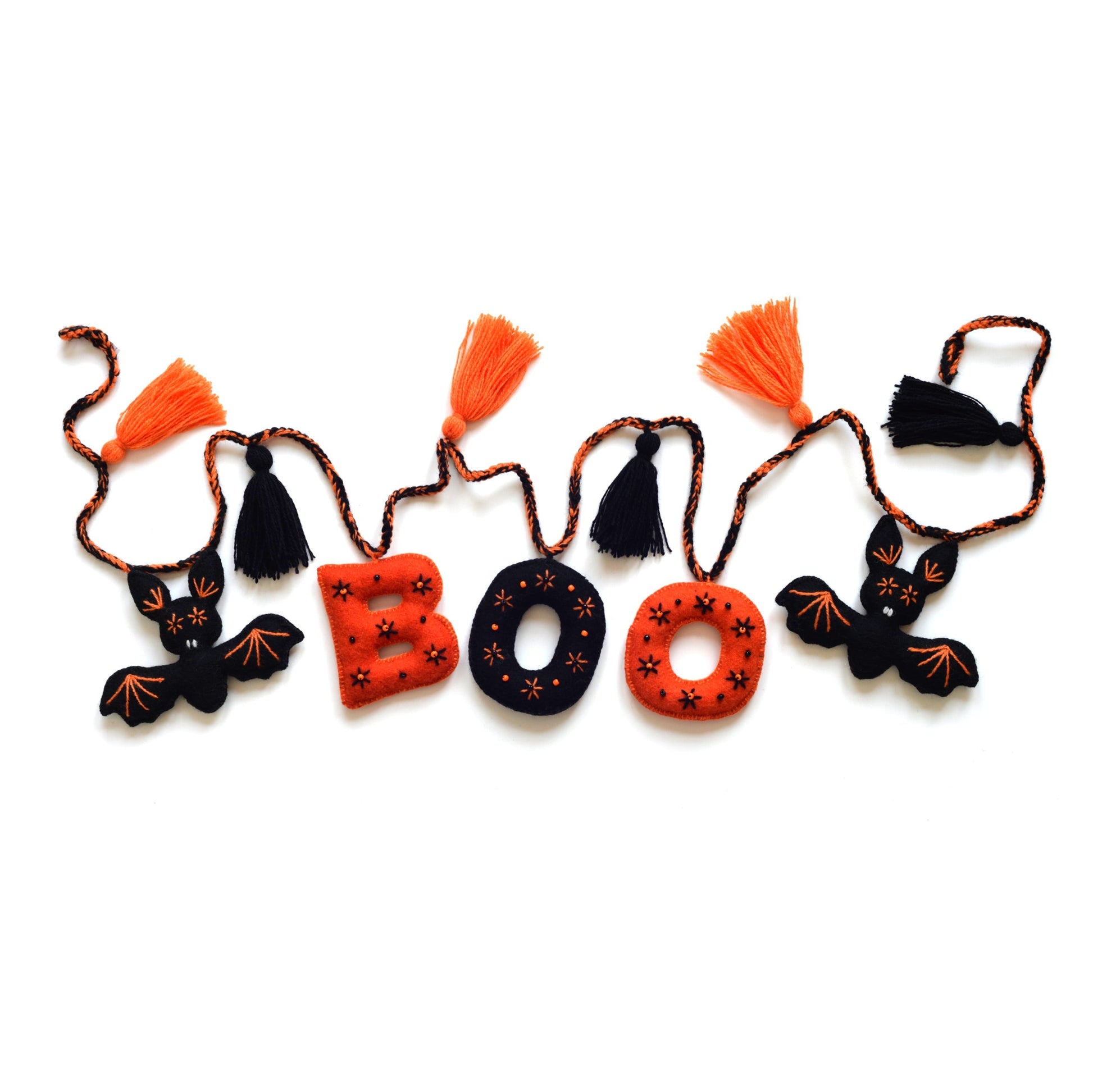 Boo Halloween Garland  DAME BOHEME