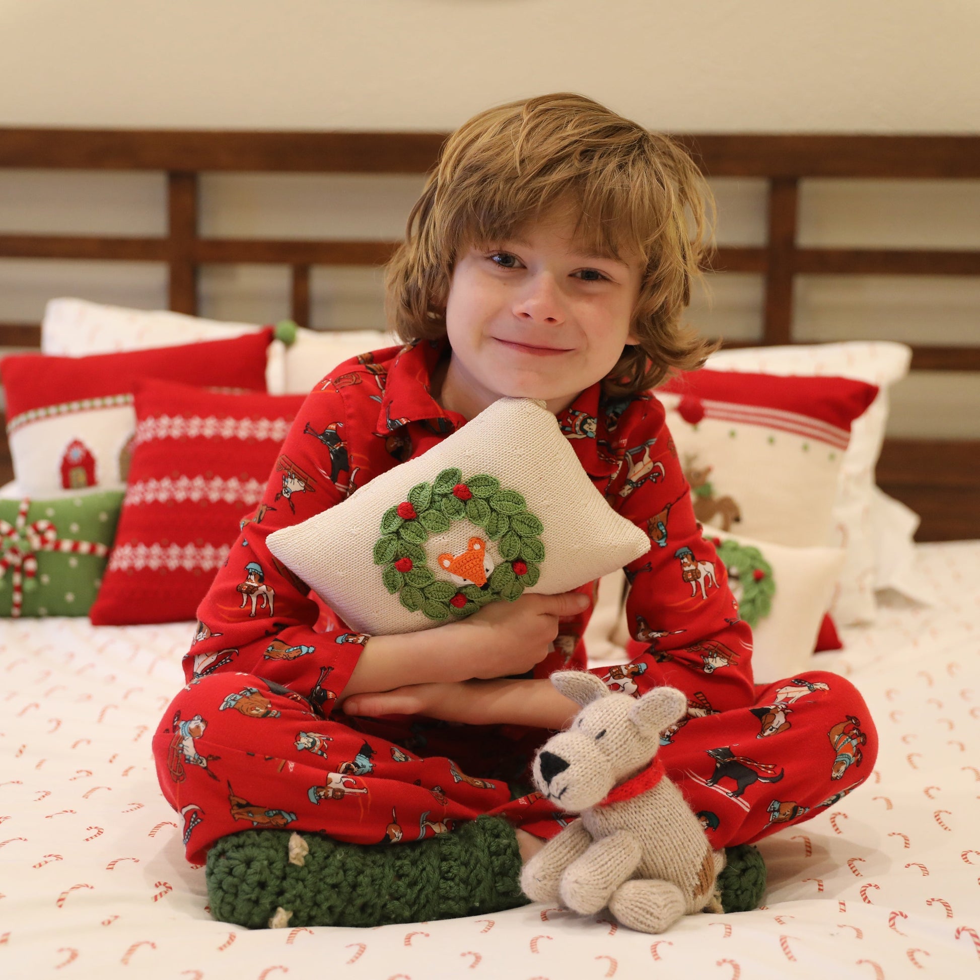 Peekaboo Fox Mini Pillow  DAME BOHEME