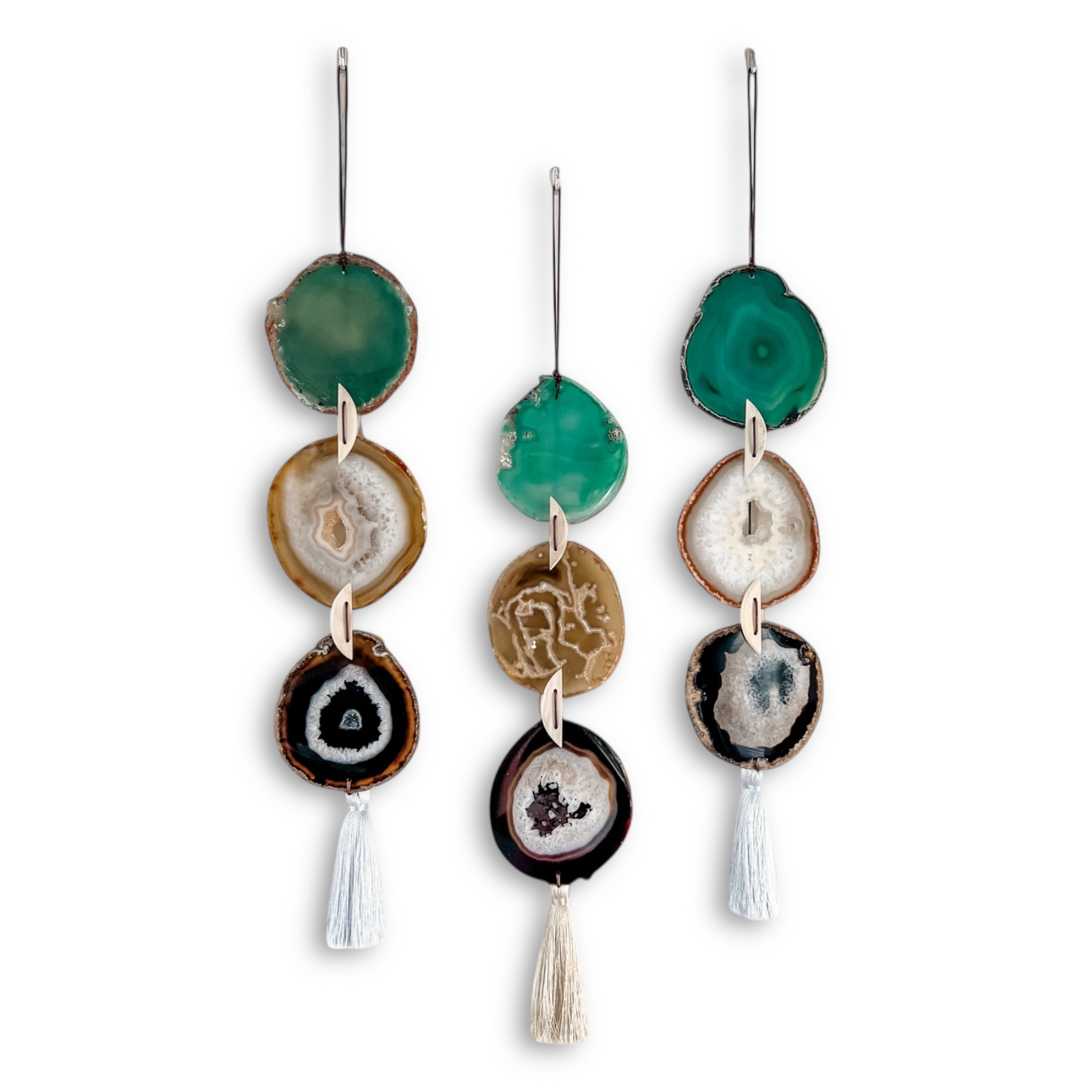 Juniper Agate Garland Wall Hanging  DAME BOHEME