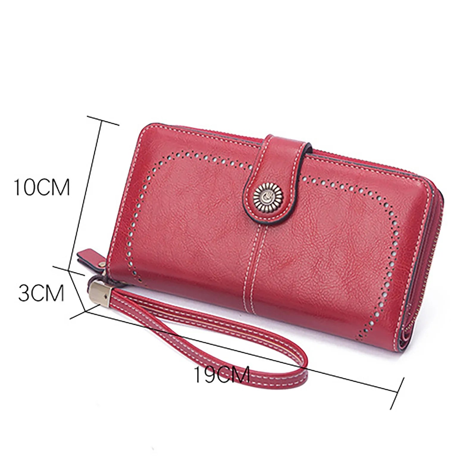 Faux Leather Long Retro Multi-function Wallet