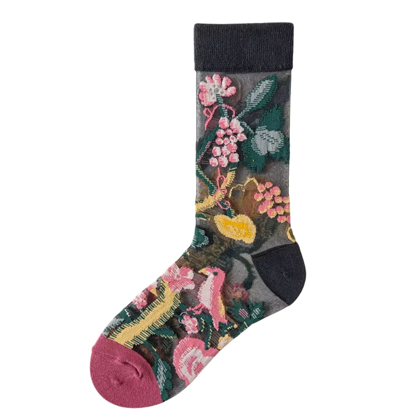Sheer Plant Lover Socks in 5 Nature-Inspired Styles [Fits Size 5-9]  DAME BOHEME