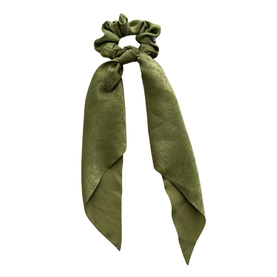 Silky Scarf Pony Holder (13 Color Options) - Scrunchie Hair Accessories  DAME BOHEME