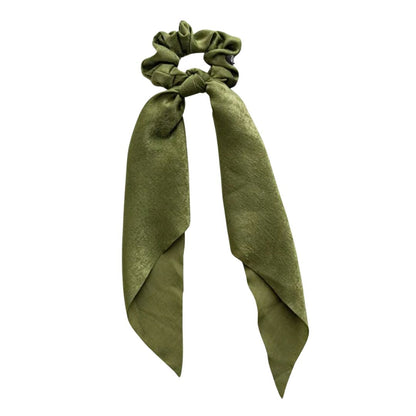 Silky Scarf Pony Holder (13 Color Options) - Scrunchie Hair Accessories  DAME BOHEME