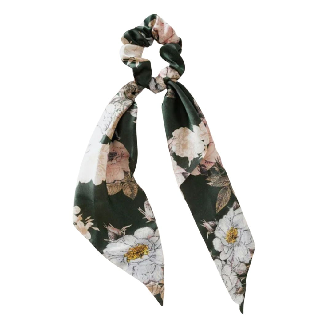 Silky Scarf Pony Holder (13 Color Options) - Scrunchie Hair Accessories  DAME BOHEME