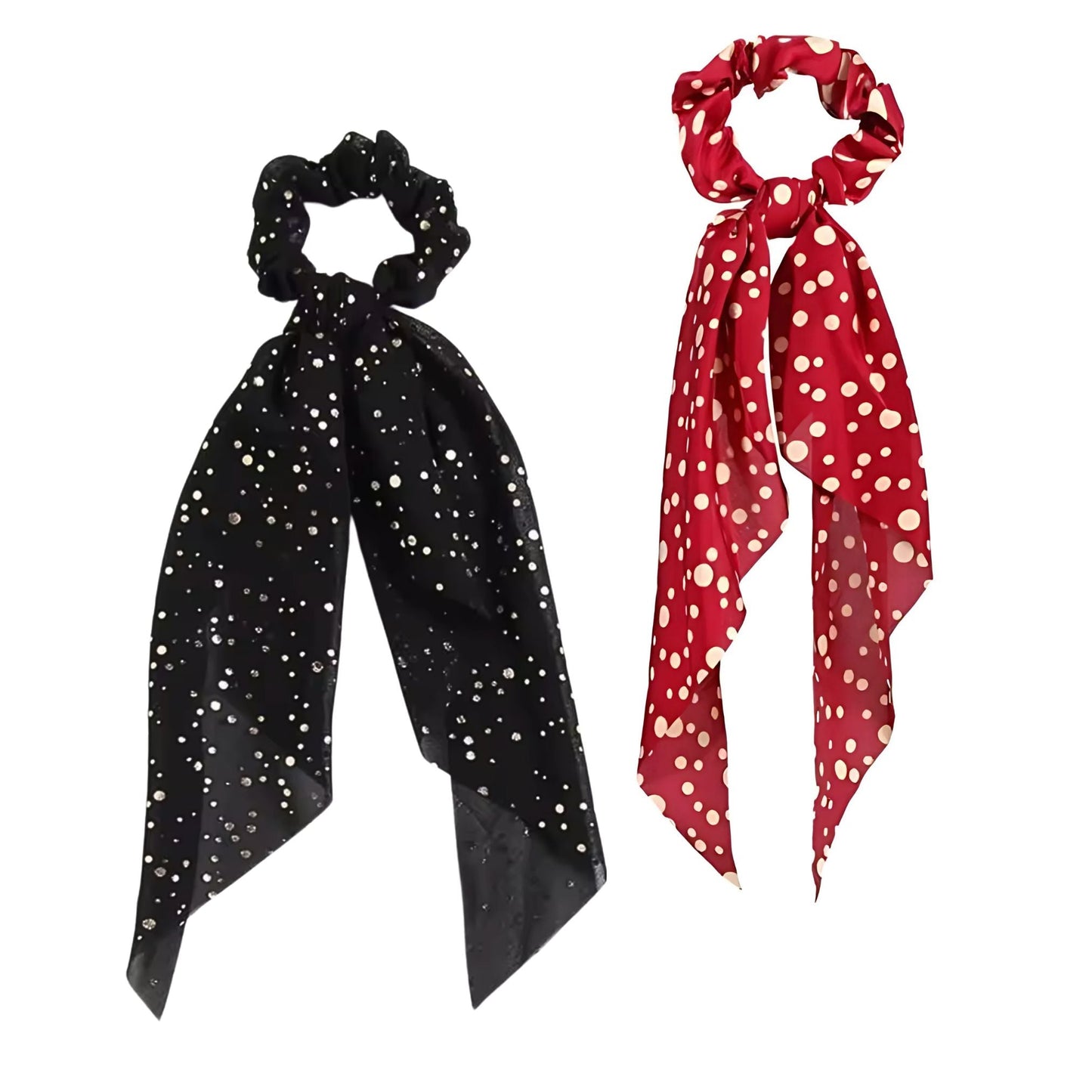 Silky Scarf Pony Holder (13 Color Options) - Scrunchie Hair Accessories  DAME BOHEME