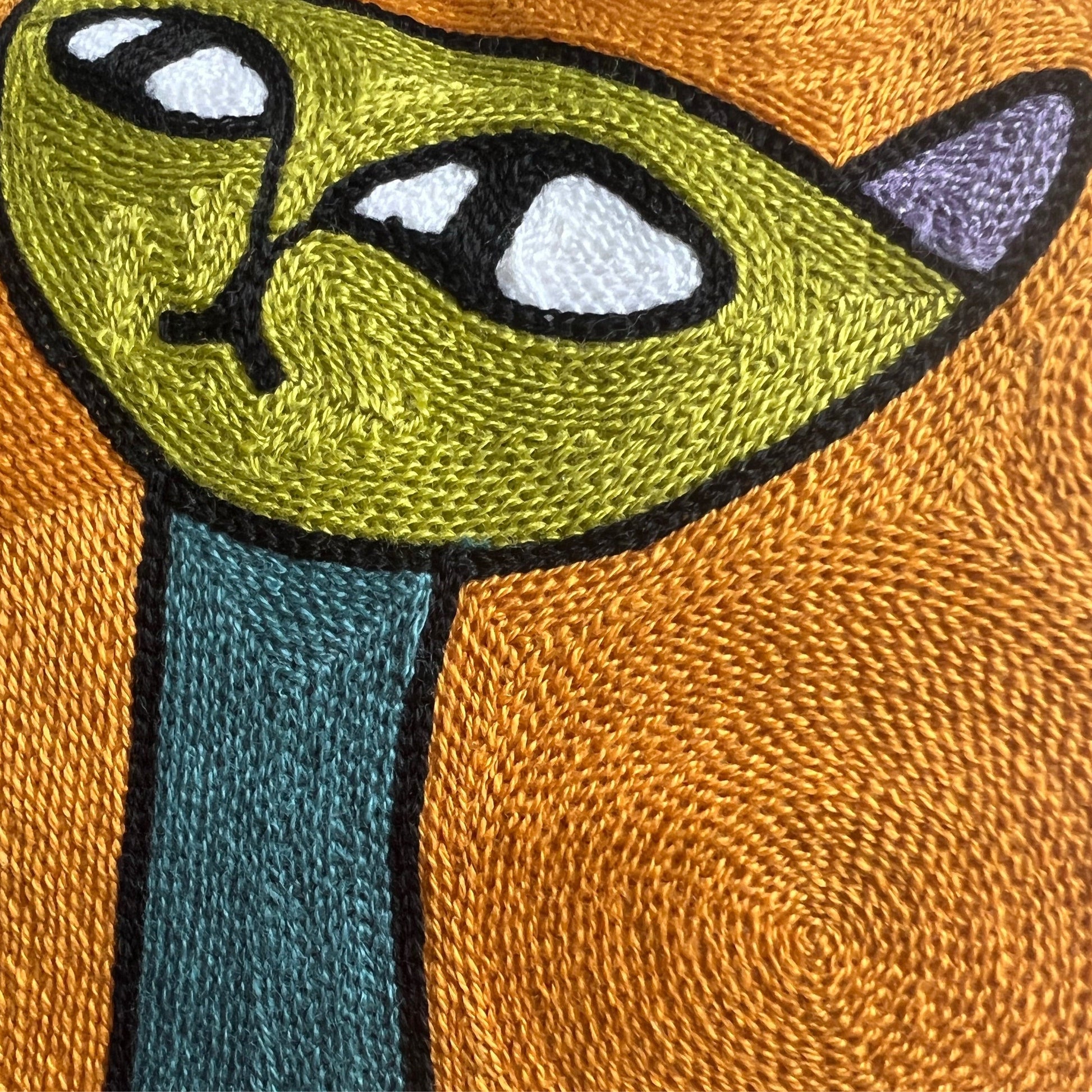 Three Kitties | Embroidered Pillow Cover  DAME BOHEME