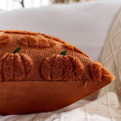 Tufted Pumpkin Pillow Cover