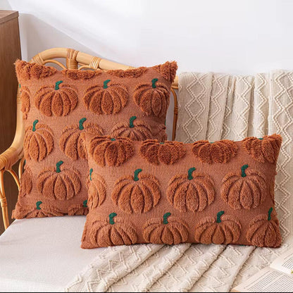 Tufted Pumpkin Lumbar or Square Pillow Cover  DAME BOHEME