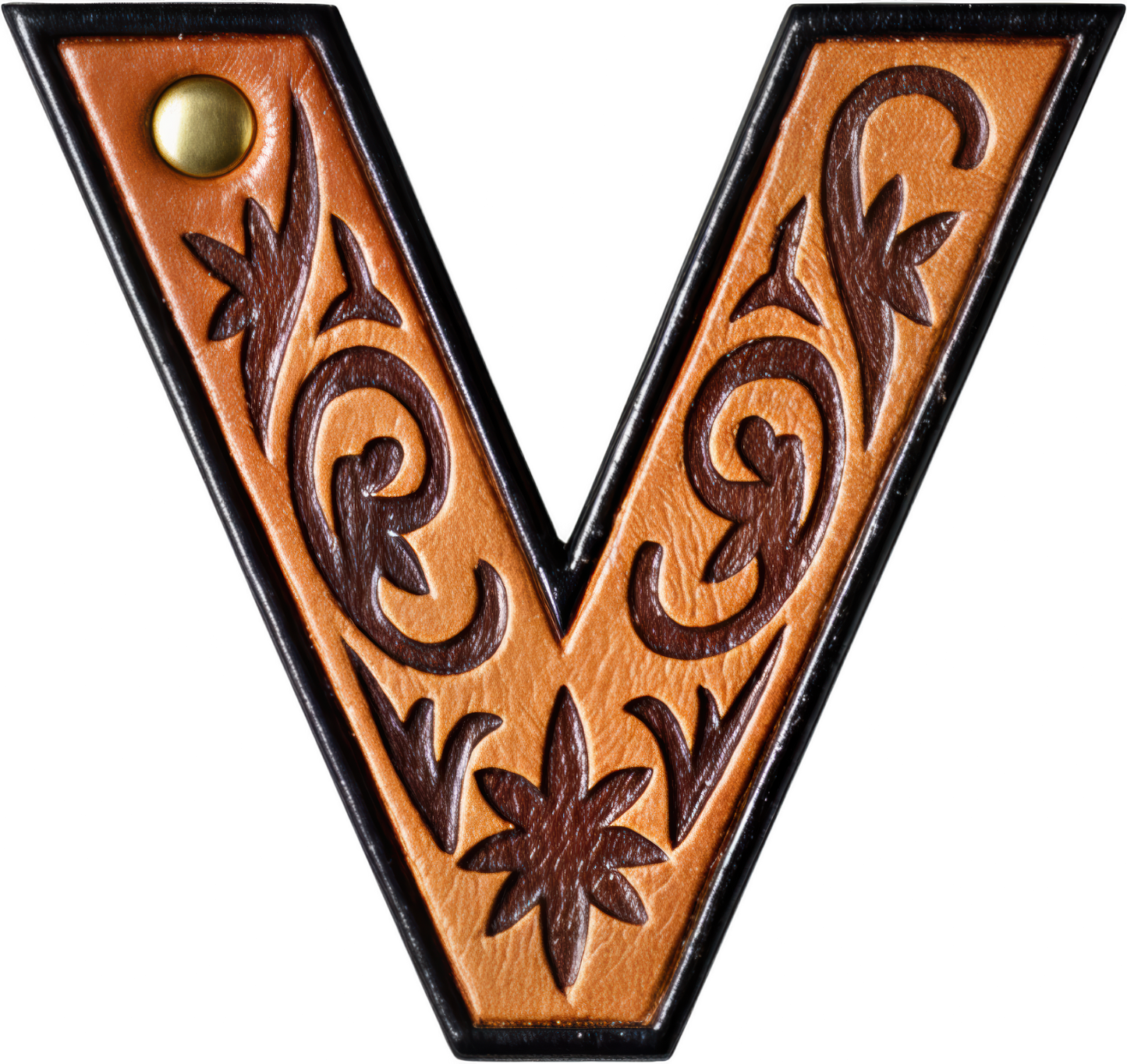 Monogrammed Initial Western Leather Look Saddle Longhorn Cowboy Cowgirl Kitchen Dish Towels Made in America  DAME BOHEME
