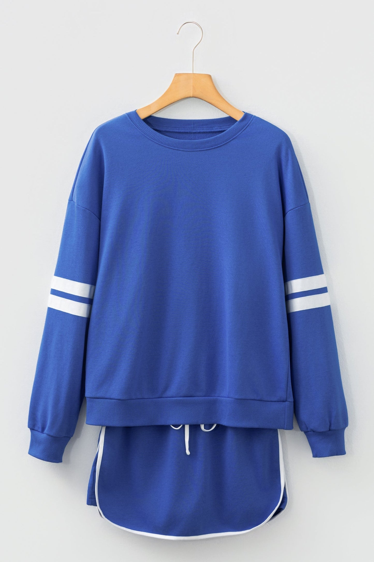 Sophia Varsity Sportwear Casual 2 Piece Skirt Outfit Set  DAME BOHEME