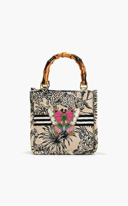 Forbidden Handbag - Hand-Embellished with Intricate Beadwork