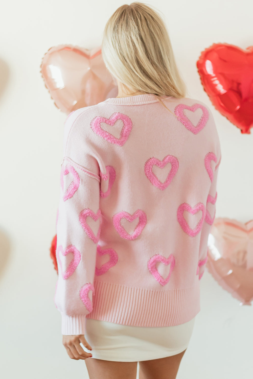 Heart Bubble Baggy Sweater  DAME BOHEME