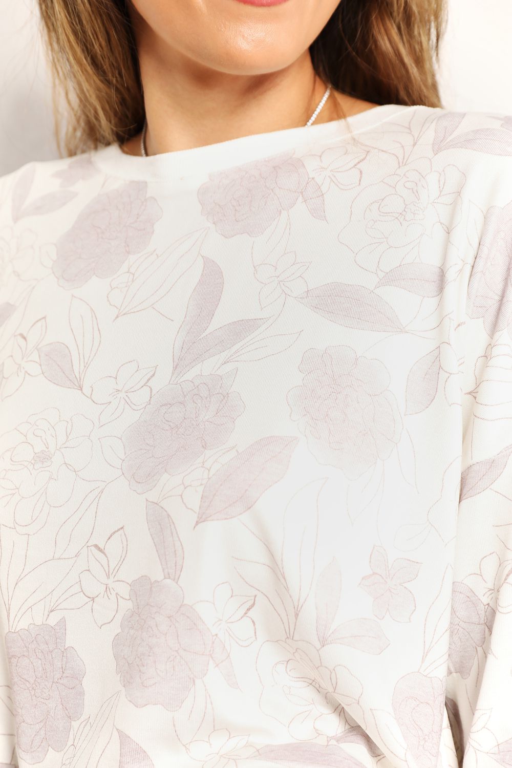 Double Take Floral Top and Shorts Loungewear Set Trendsi