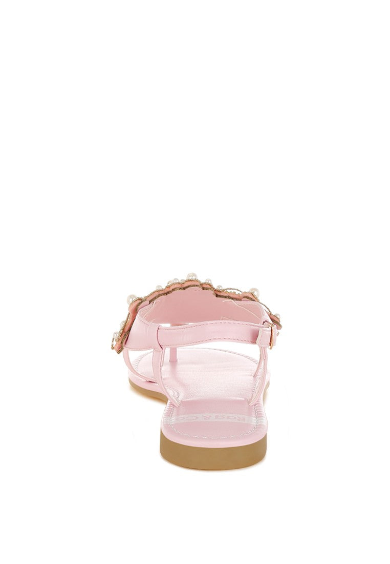 Nayasa Pin Buckle Pearls Embellished Flats Rag Company