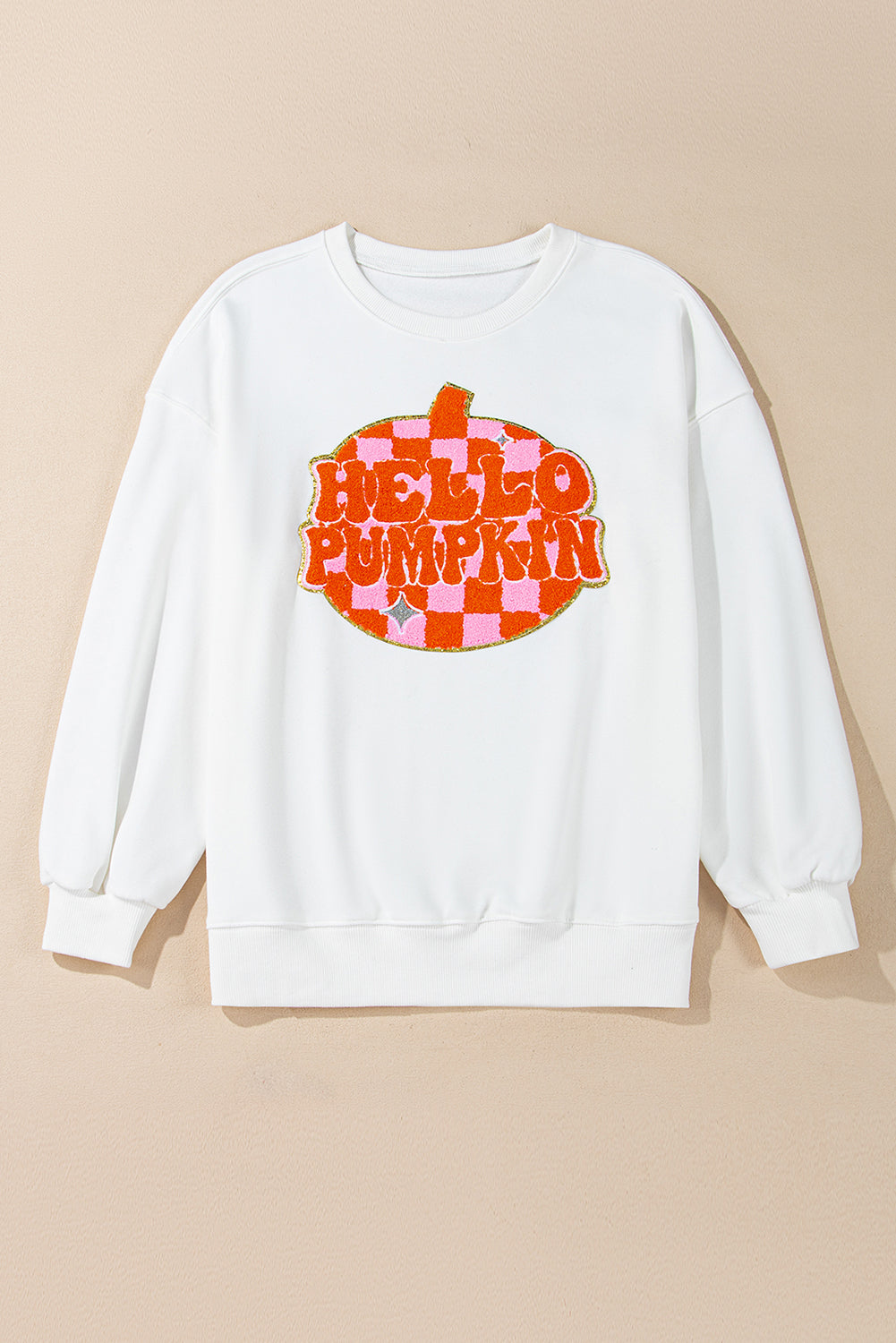 Blair Halloween Pumpkin Patched Pullover Sweatshirt  DAME BOHEME