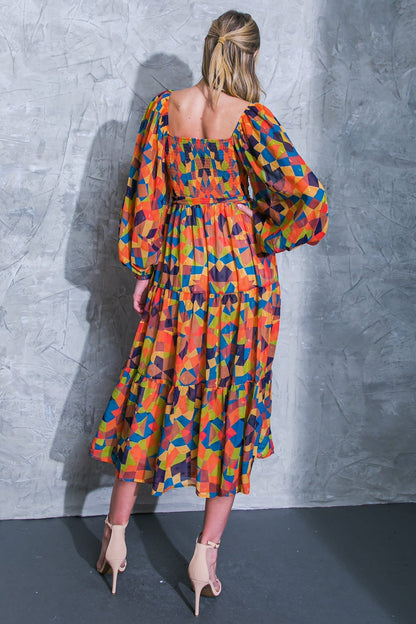 NOTHING WAS THE SAME WOVEN MIDI DRESS  DAME BOHEME