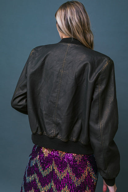 MY GREATEST JOY LEATHER JACKET  DAME BOHEME