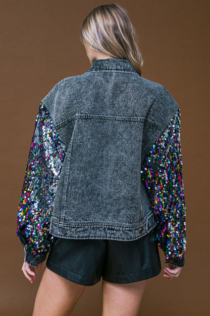 GOING THERE WASHED DENIM JACKET  DAME BOHEME