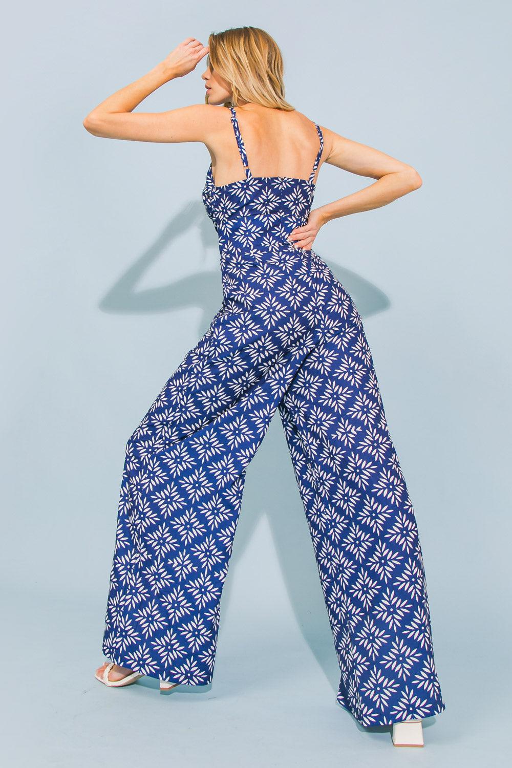 SEND A MESSAGE  WOVEN JUMPSUIT  DAME BOHEME