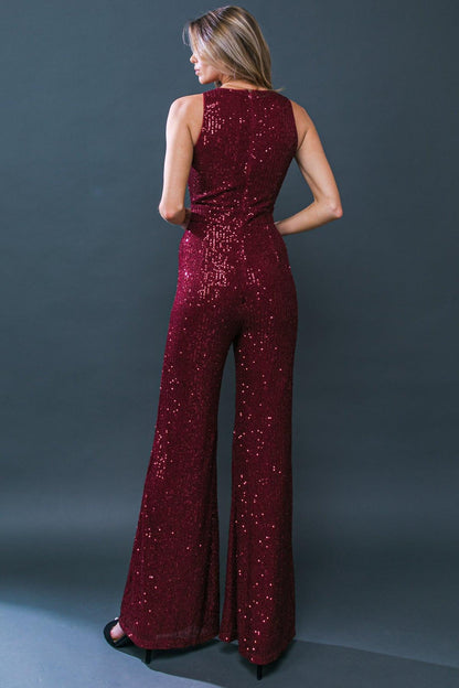 DIVINE WANDERINGS SEQUIN JUMPSUIT  DAME BOHEME