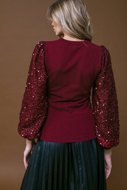 FEELING THE FUN SWEATER TOP  DAME BOHEME