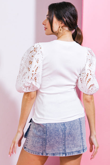 GETTING INTO THE GROOVE KNIT TOP  DAME BOHEME