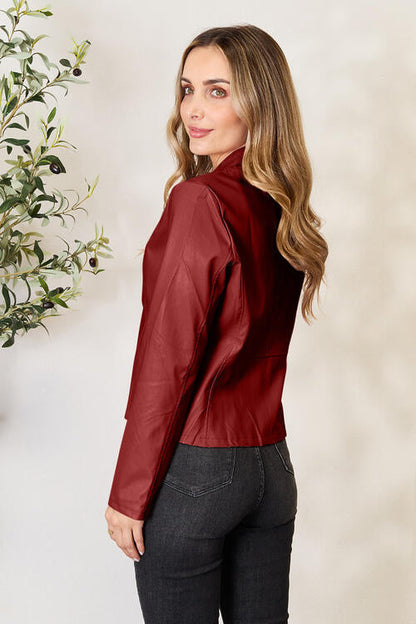 Women Classic Neck Zip-Up Jacket For Everyday Wear  DAME BOHEME