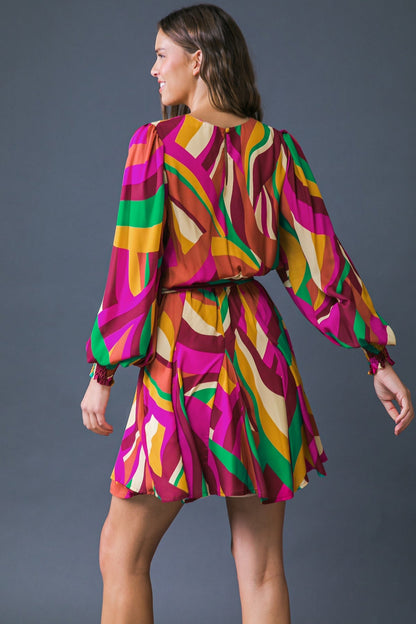 KEEP ON MOVING WOVEN MINI DRESS  DAME BOHEME
