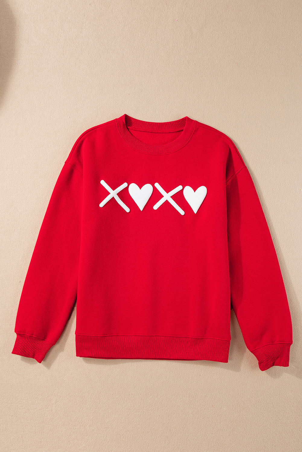 Clementine Print Valentines Heart Sweatshirt  DAME BOHEME