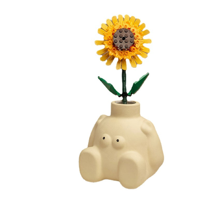 Nordic Ins Abstract Human Shape Ceramic Vase Living Room Bedroom Desktop Flower Arrangement Art Vase Home Decoration Accessories  DAME BOHEME