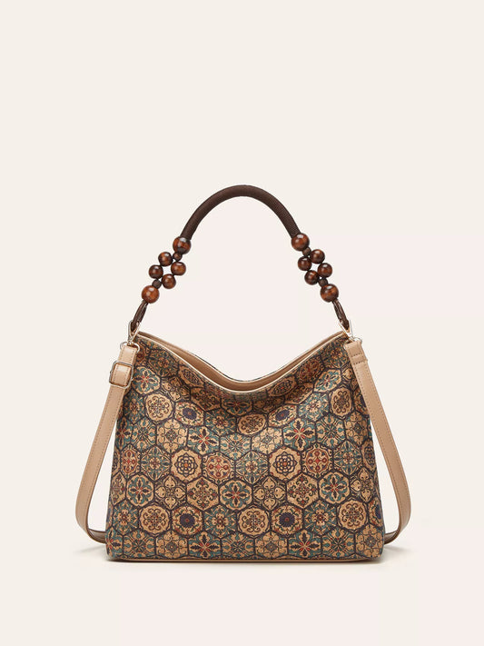 Bohemian Geometric Pattern Hobo Handbag  DAME BOHEME