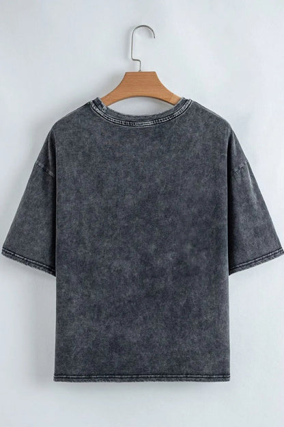 Graphic Mineral Washed Vintage Tee  DAME BOHEME