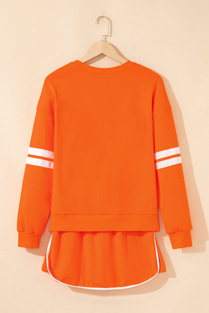 Sophia Varsity Sportwear Casual 2 Piece Skirt Outfit Set  DAME BOHEME