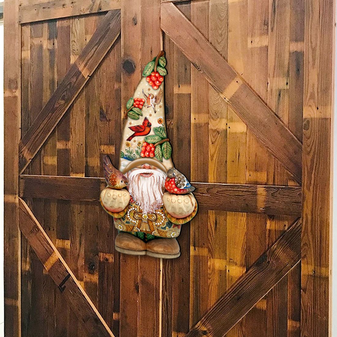 Fall Gnome Halloween Door Decor by G. DeBrekht - Thanksgiving Halloween Decor - 8611013H  DAME BOHEME