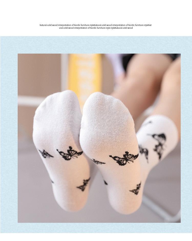 Butterfly Women's Novelty Crew Socks  DAME BOHEME