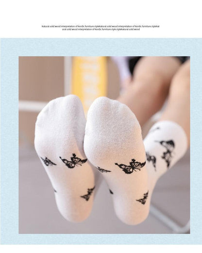 Butterfly Women's Novelty Crew Socks  DAME BOHEME