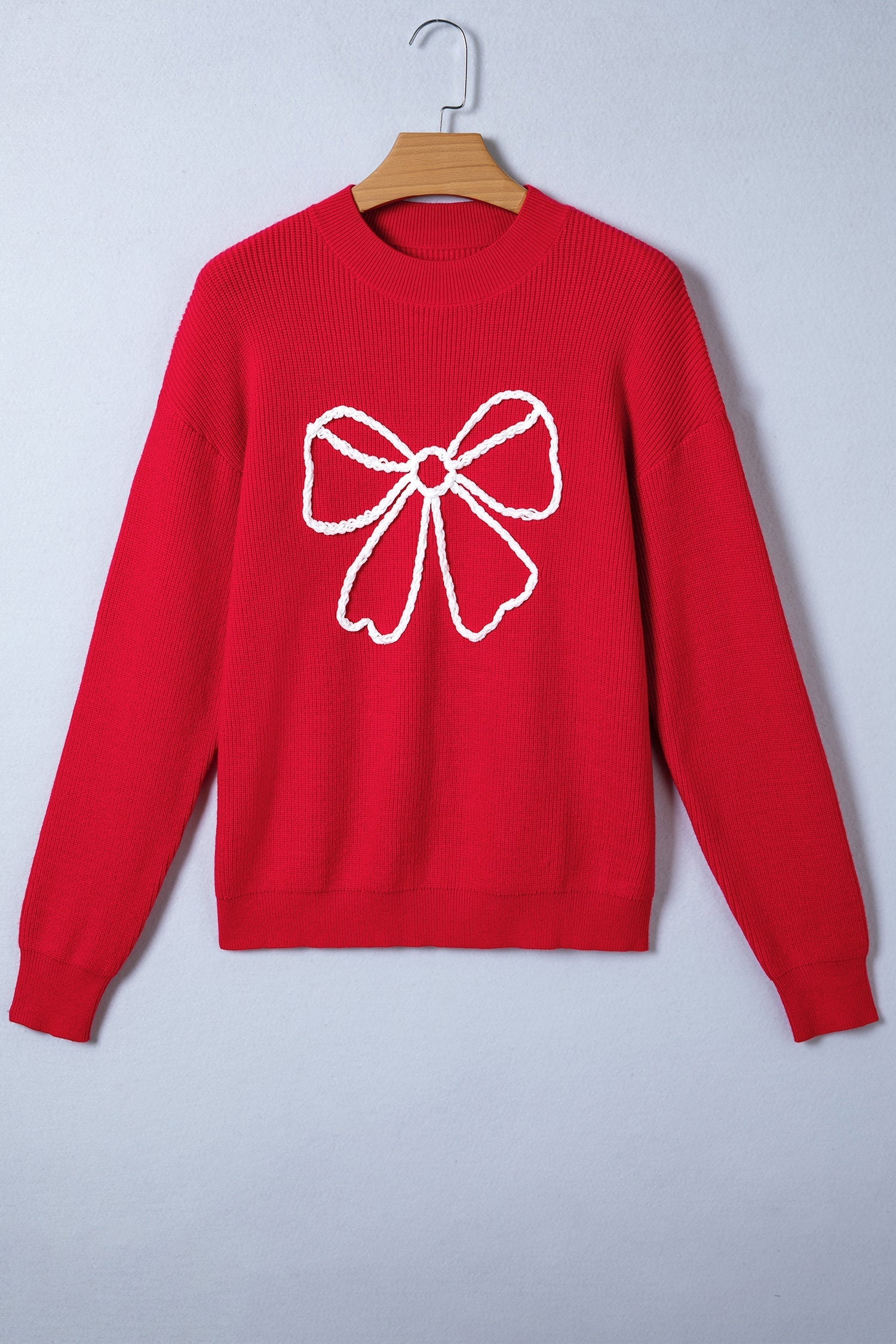 Arya Embroidered Graphic Ribbed Sweater  DAME BOHEME