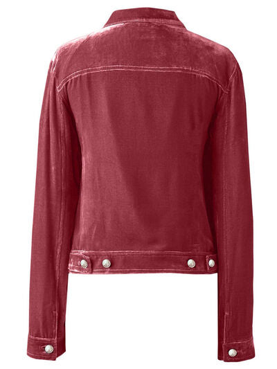 Casual Button-Up Long Sleeve Jacket  DAME BOHEME