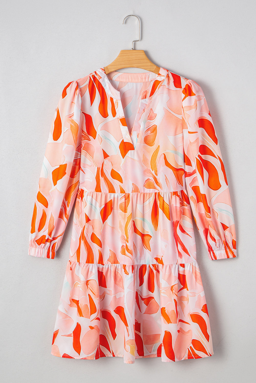 Sierra Print Long Sleeve Floral Bohemian Dress  DAME BOHEME