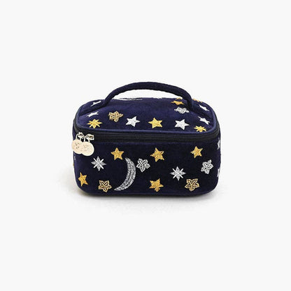 Velvet Jewelry Box – Elegant Hand-Stitched Organizer with Removable Tray  DAME BOHEME