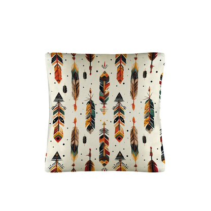 Aztec Feathers Pillow Case Made in America  DAME BOHEME