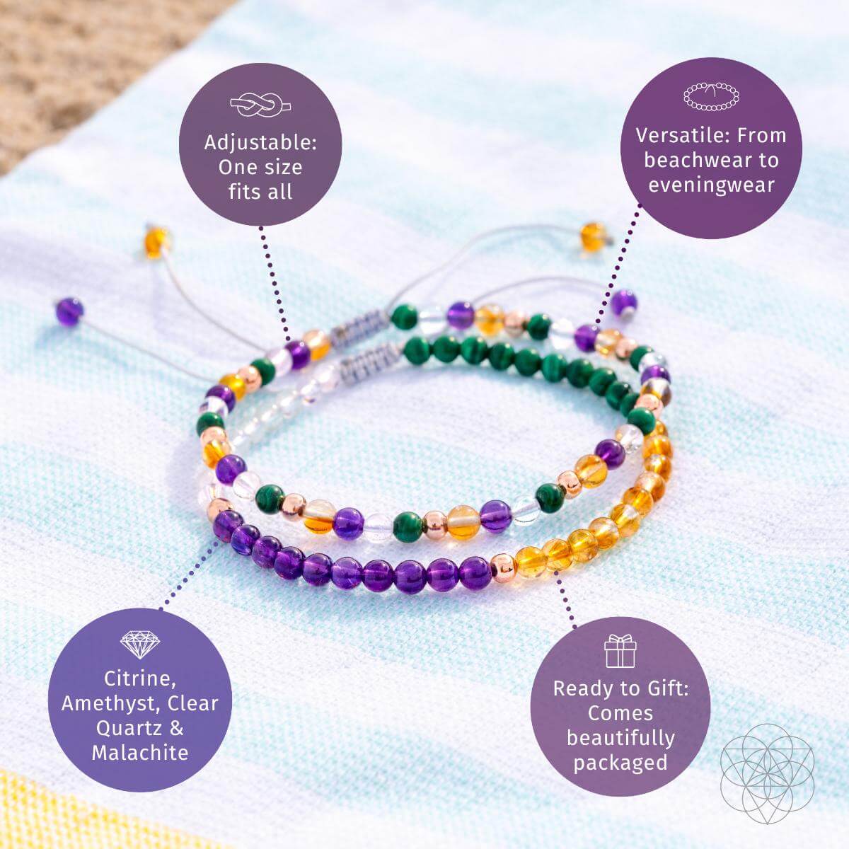 Destiny Maker - Powerhouse Anklet Set  DAME BOHEME