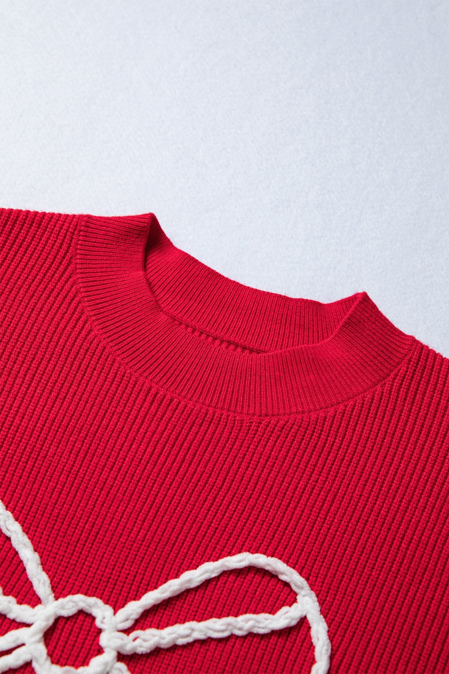 Arya Embroidered Graphic Ribbed Sweater  DAME BOHEME