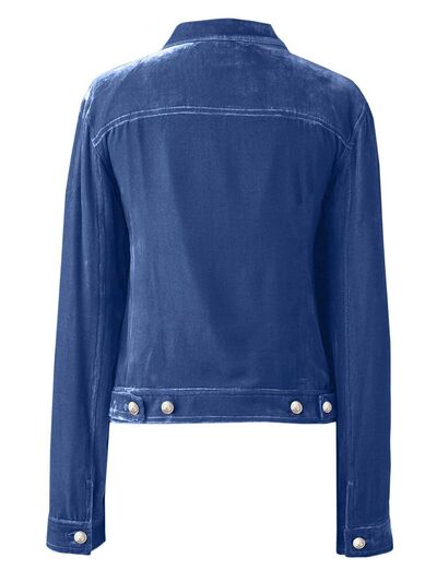 Casual Button-Up Long Sleeve Jacket  DAME BOHEME