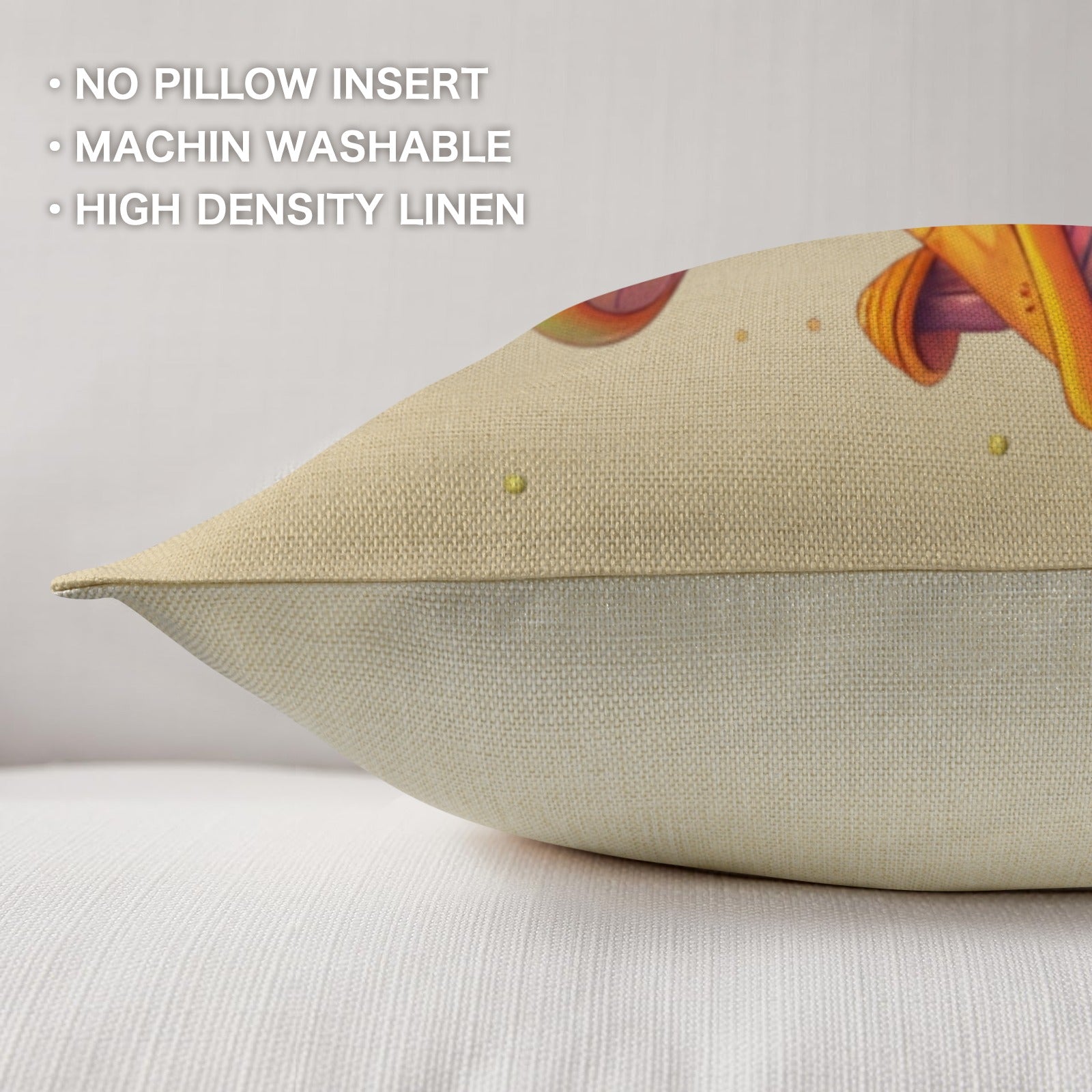 Retro Mushrooms Pillow Case Made in America  DAME BOHEME