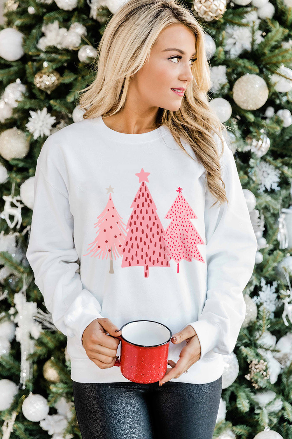 Christmas Tree Pullover Sweatshirt  DAME BOHEME