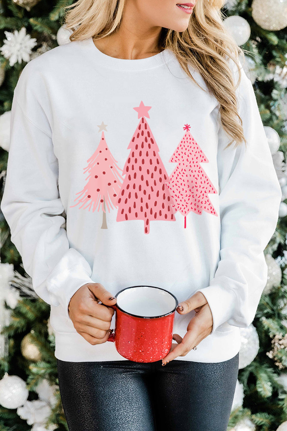 Christmas Tree Pullover Sweatshirt  DAME BOHEME