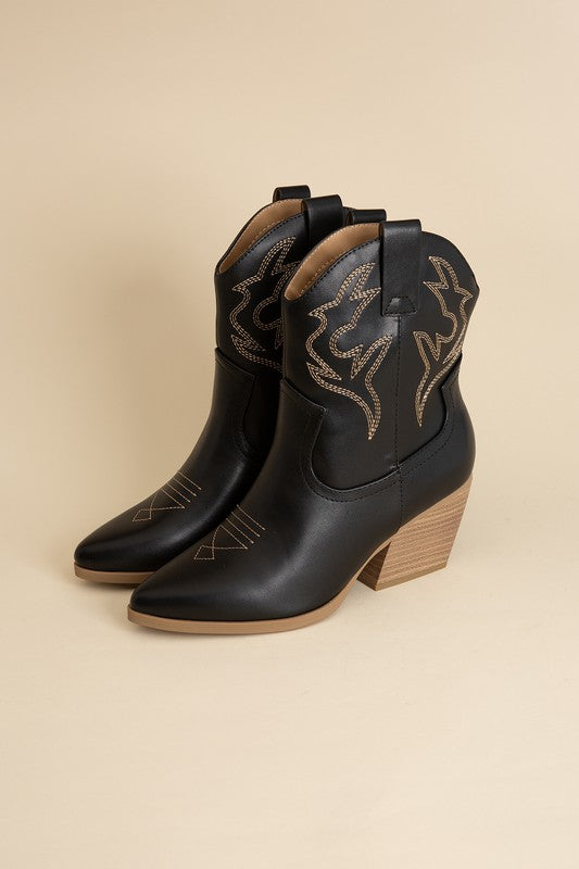 BLAZING-S Western Embroidery Boots