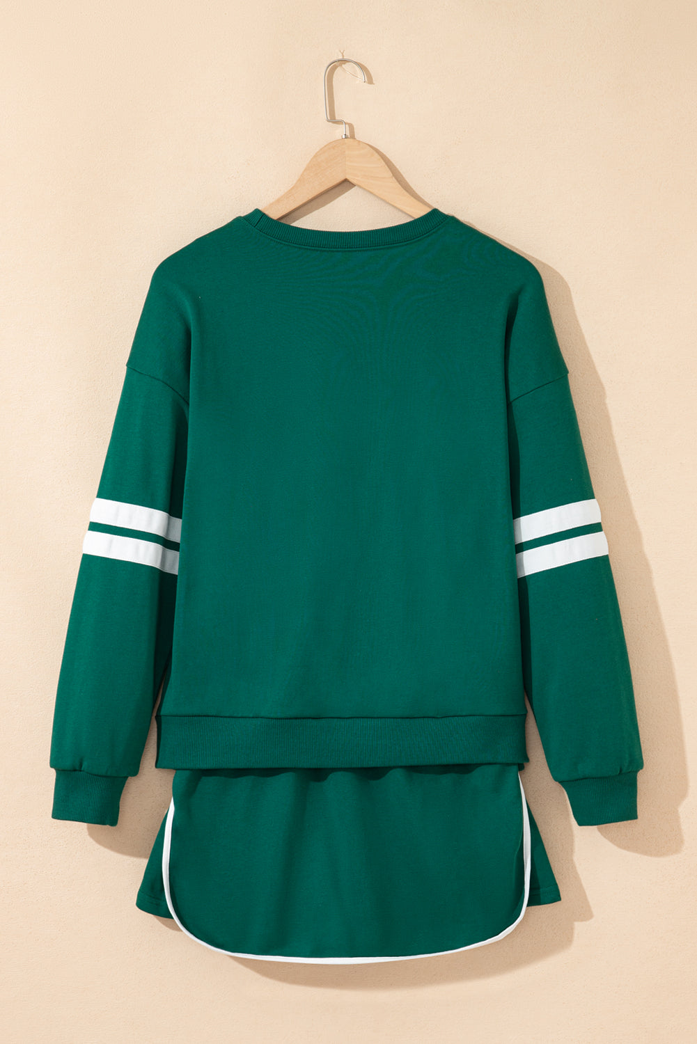 Sophia Varsity Sportwear Casual 2 Piece Skirt Outfit Set  DAME BOHEME