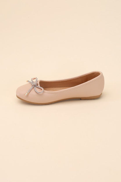 DOROTHY-77 Bow Ballet Flats Top Guy Footwear